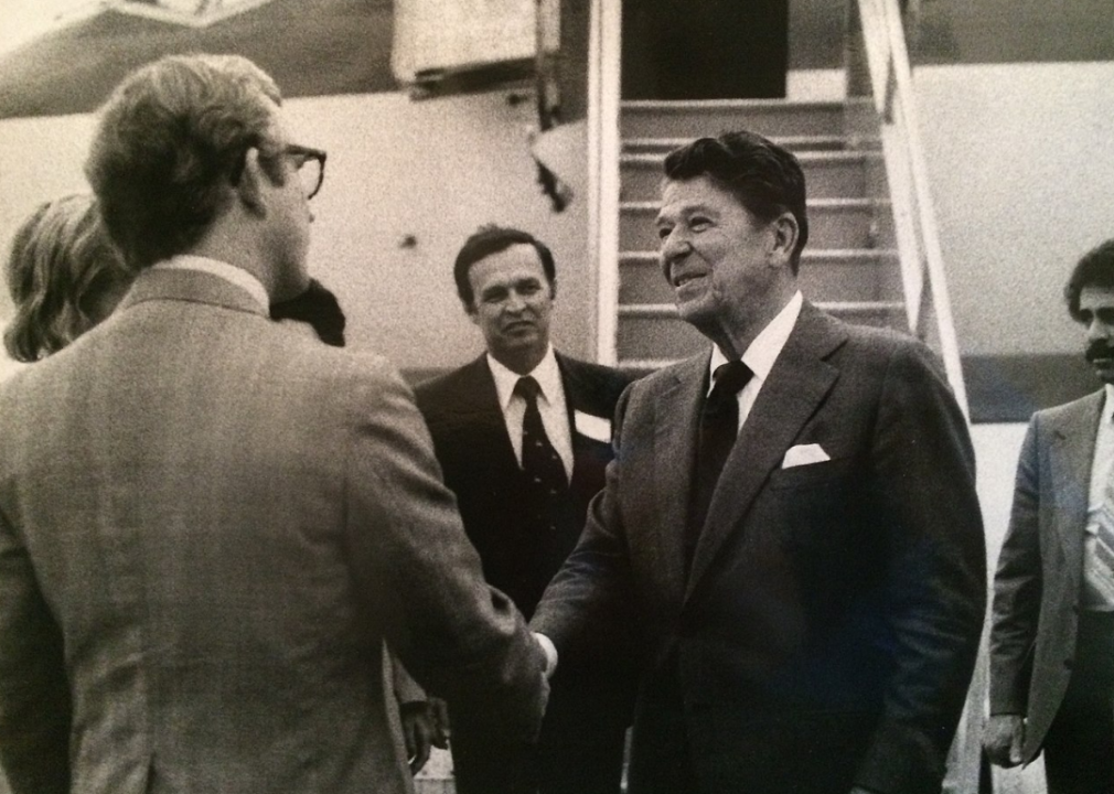 1976: Ronald Reagan concedes his presidential nomination